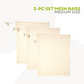 Mesh Bags 100% Organic Cotton (Set of 3)