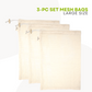 Mesh Bags 100% Organic Cotton (Set of 3)