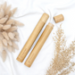 Bamboo Toothbrush Travel Case