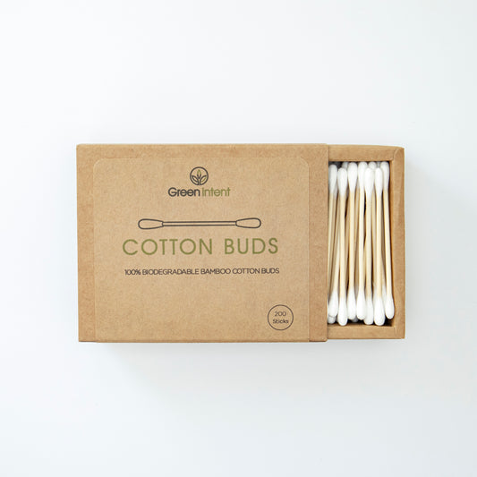 Biodegradable Bamboo Cotton Buds (200 Stems)