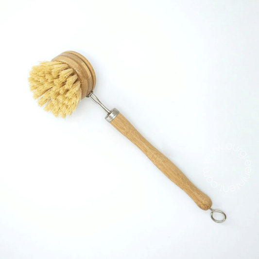 Bamboo Sisal Dish Brush with Handle