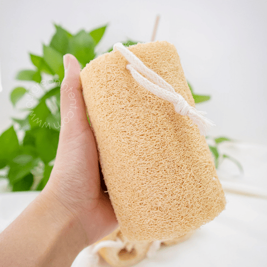 Natural and Unbleached Loofah Body Scrub